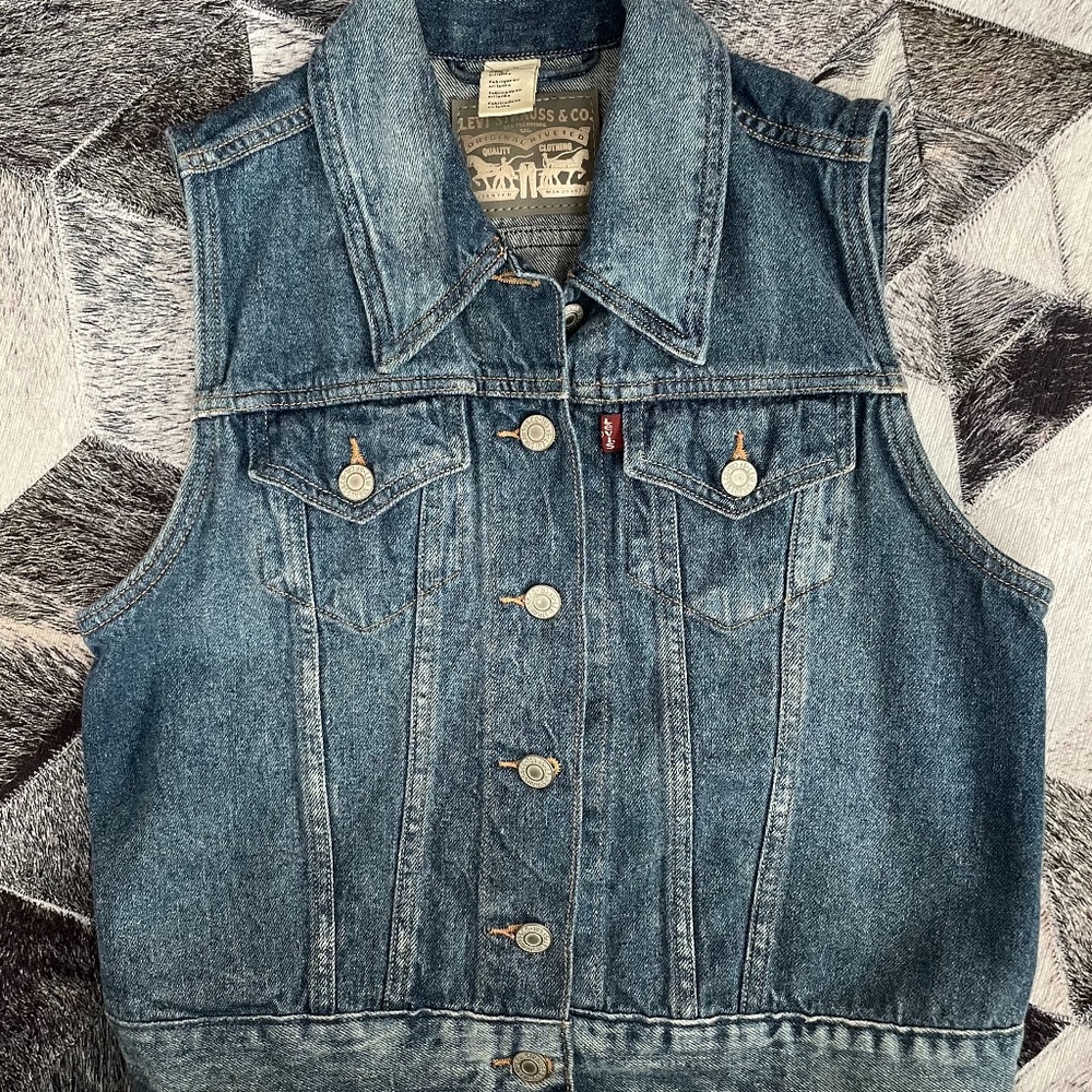 LEVIS Denim Vest women  Size S